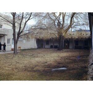 Kodak 35mm 1950s Red Border Kodachrome, architectural style house in New Mexico